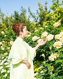 浜松市やらまいか大使スーパーモデル歌手ERIKOフラワーパークでのひと時④