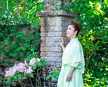 浜松市やらまいか大使スーパーモデル歌手ERIKOフラワーパークでのひと時4