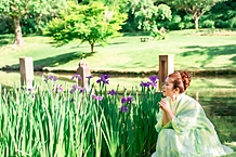 浜松市やらまいか大使スーパーモデル歌手ERIKOフラワーパークでのひと時1