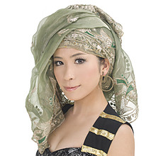 浜松市やらまいか大使スーパーモデル歌手ERIKOターバンを巻いた姿